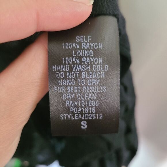 Storia Starry Nights Black Trapeze Swing Dress - Picture 2 of 5